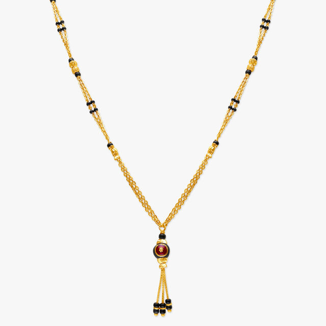 Striking Enamel Mangalsutra