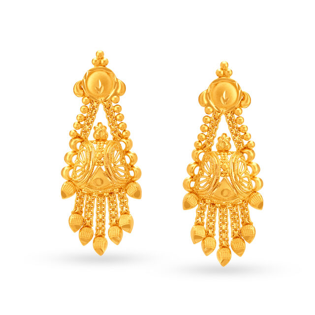 Opulent Rawa Work Gold Necklace Set,,hi-res