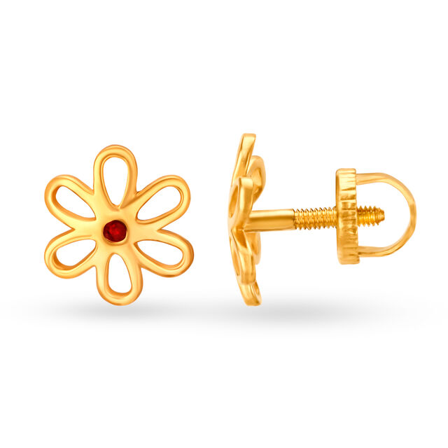 Petite Floral Stud Earrings,,hi-res 2
