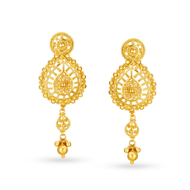 Mesmerising Gold Necklace Set,,hi-res
