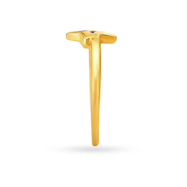 Charming Gold Star Ring for Kids,,hi-res 3