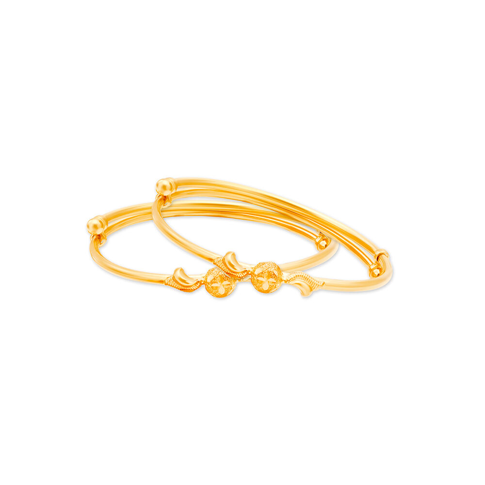 Buy Contemporary Gold Bangle For Kids at Best Price Tanishq US