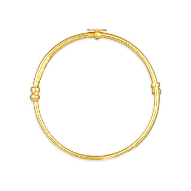 Yellow Gold Bangle,,hi-res 3