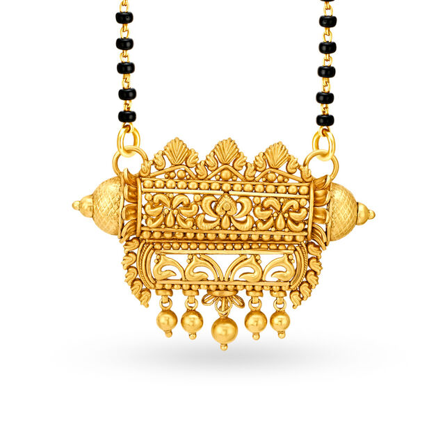 Regal Intricate Gold Pendant 