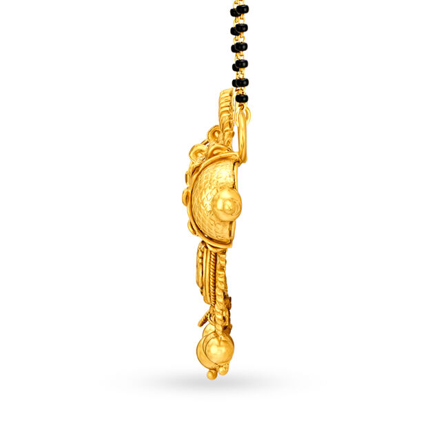 Regal Intricate Gold Pendant 2