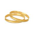 Magnificent Yellow Gold Embossed Bangles,,hi-res 
