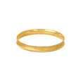 Magnificent Yellow Gold Embossed Bangles,,hi-res 2