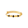 Black Bead Traditional Gold Bangles for Kids,,hi-res 2