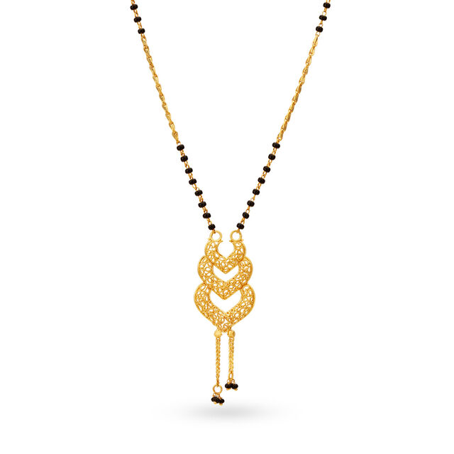 Three Tier Heart Mangalsutra