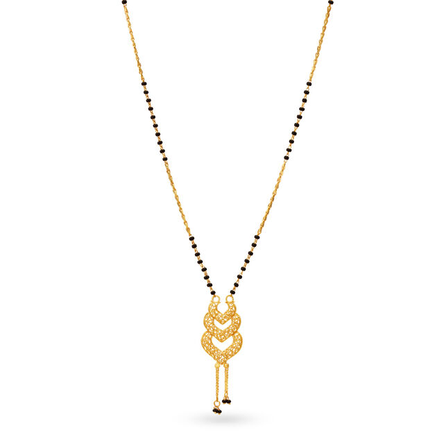 Three Tier Heart Mangalsutra