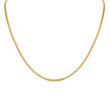 Elegant Glossy Gold Chain