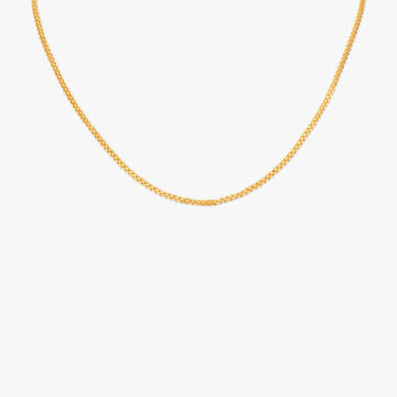 Timelessly Subtle Gold Chain