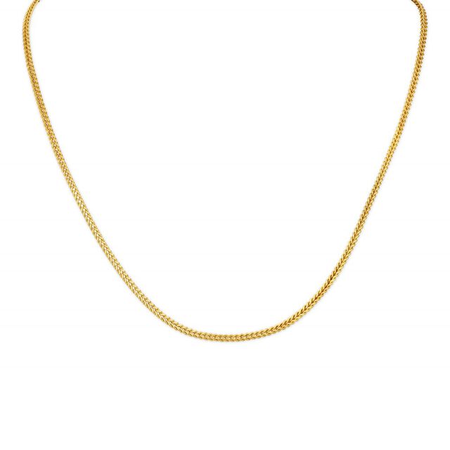 Sleek Twisted Links Gold Chain,,hi-res 