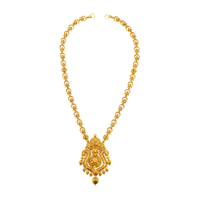 Splendid Traditional Gold Haaram,,hi-res 