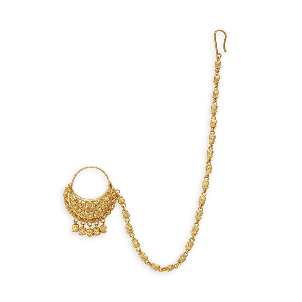 Buy Exquisite Gold Nath for the Bihari Bride at Best Price Tanishq UAE