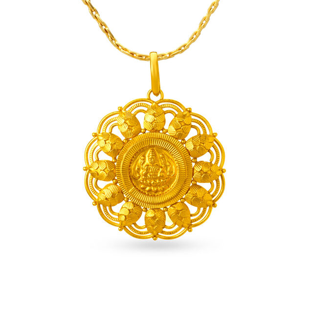 Lakshmi Pattern Pendant 