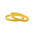 Artistic Traditional Gold Bangle,,hi-res 