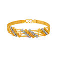 Enchanting 22 Karat Yellow Gold Beaded Wreath Bangle,,hi-res 
