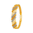 Enchanting 22 Karat Yellow Gold Beaded Wreath Bangle,,hi-res 2