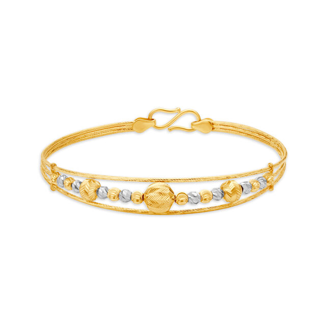 Eclectic Gold Bangle 