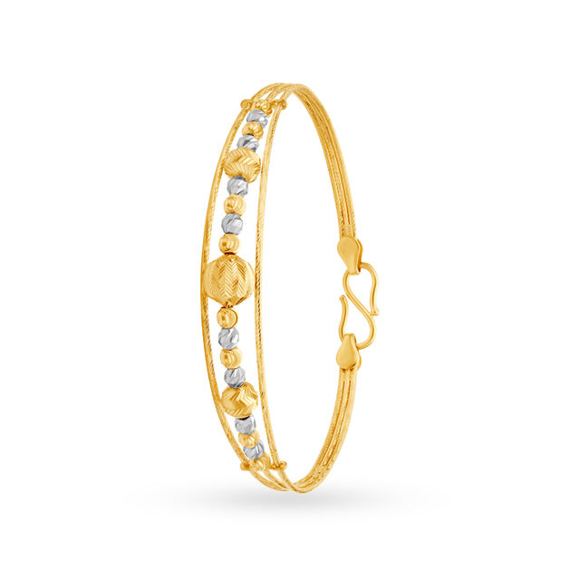 Eclectic Gold Bangle 2