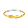 Dazzling Traditional Gold Bangle,,hi-res 