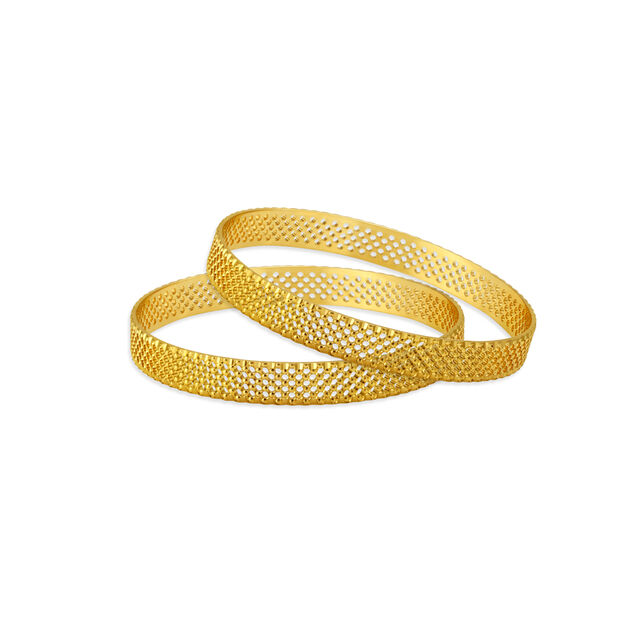 Exquisite Gold Bangle,,hi-res 
