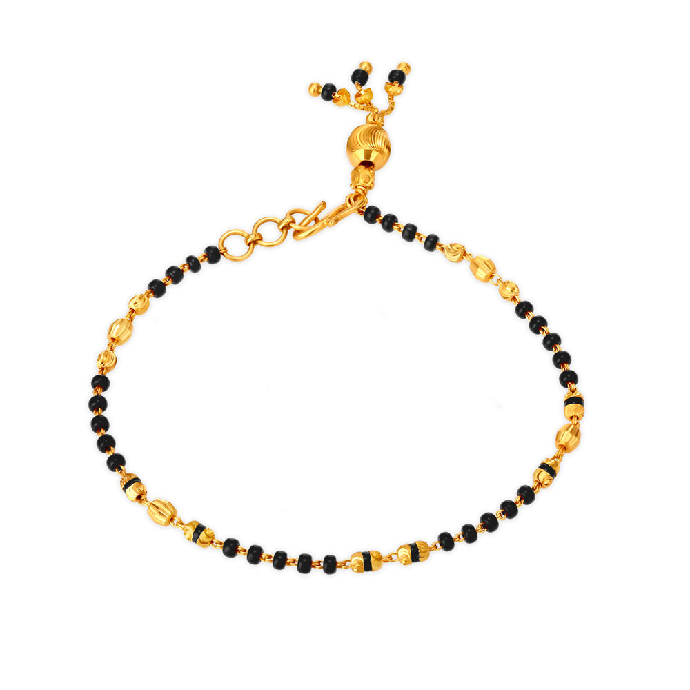 Mangalsutra bracelet gold deals