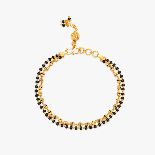 Dainty Gold Mangalsutra Bracelet,,hi-res