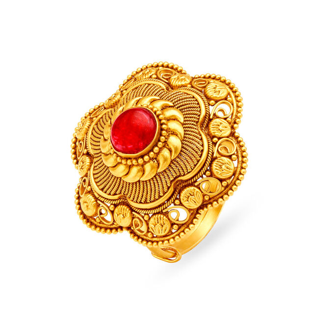 Mesmerising Antique Gold Ring,,hi-res 