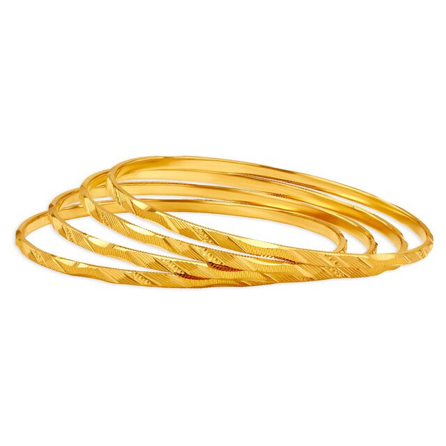22 Karat Gold Bangle Set of 4 