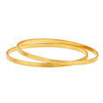 Spartan Yellow Gold Ridged Bangles,,hi-res 