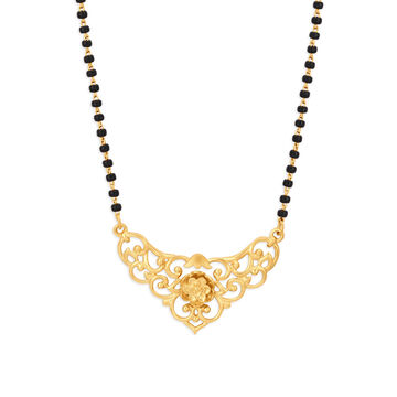 Sleek Traditional Gold Mangalsutra