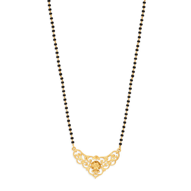 Sleek Traditional Gold Mangalsutra