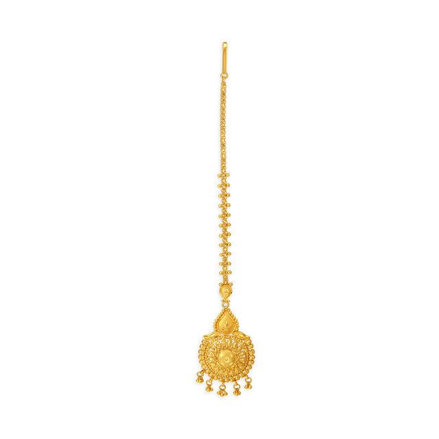 Ethnic Gold Maang Tikka,,hi-res 2