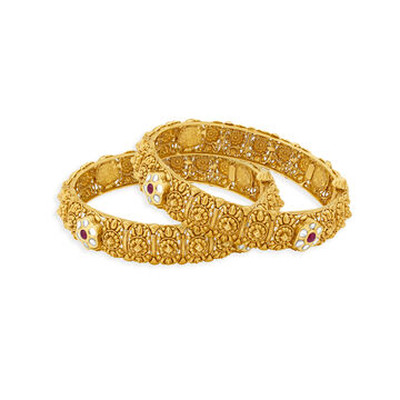 Mesmerizing Floral Filigree Bangle