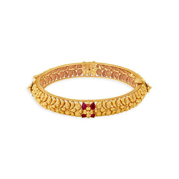 Hypnotic Floral Filigree Bangle
