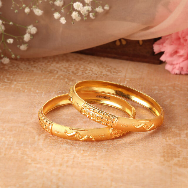 Elegant Versatile Gold Filigree Bangle,,hi-res