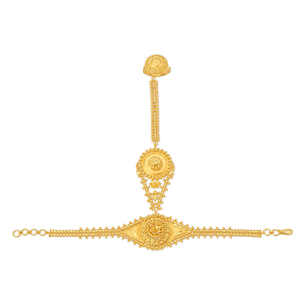 Gold haath phool price clearance