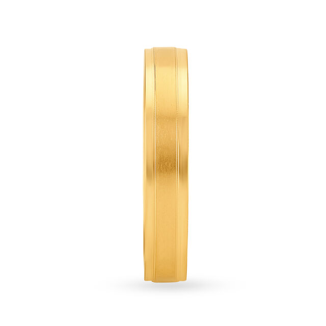 Slender 22 Karat Yellow Gold Finger Ring,,hi-res 3