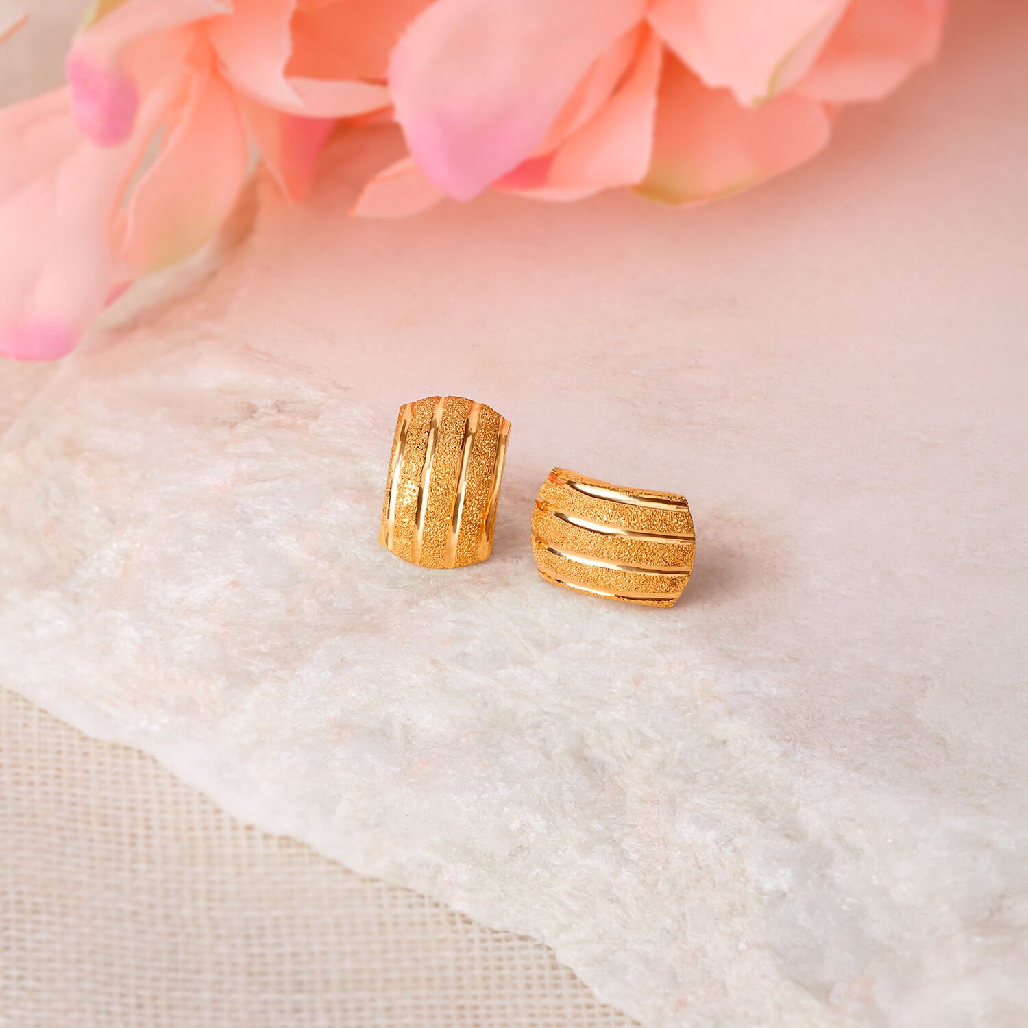 Buy Delicate Alluring Hoop Earrings at Best Price Tanishq US