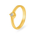 Timeless 22 Karat Yellow Gold and Diamond Finger Ring,,hi-res 