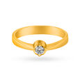 Ageless 22 Karat Yellow Gold and Diamond Finger Ring,,hi-res 2