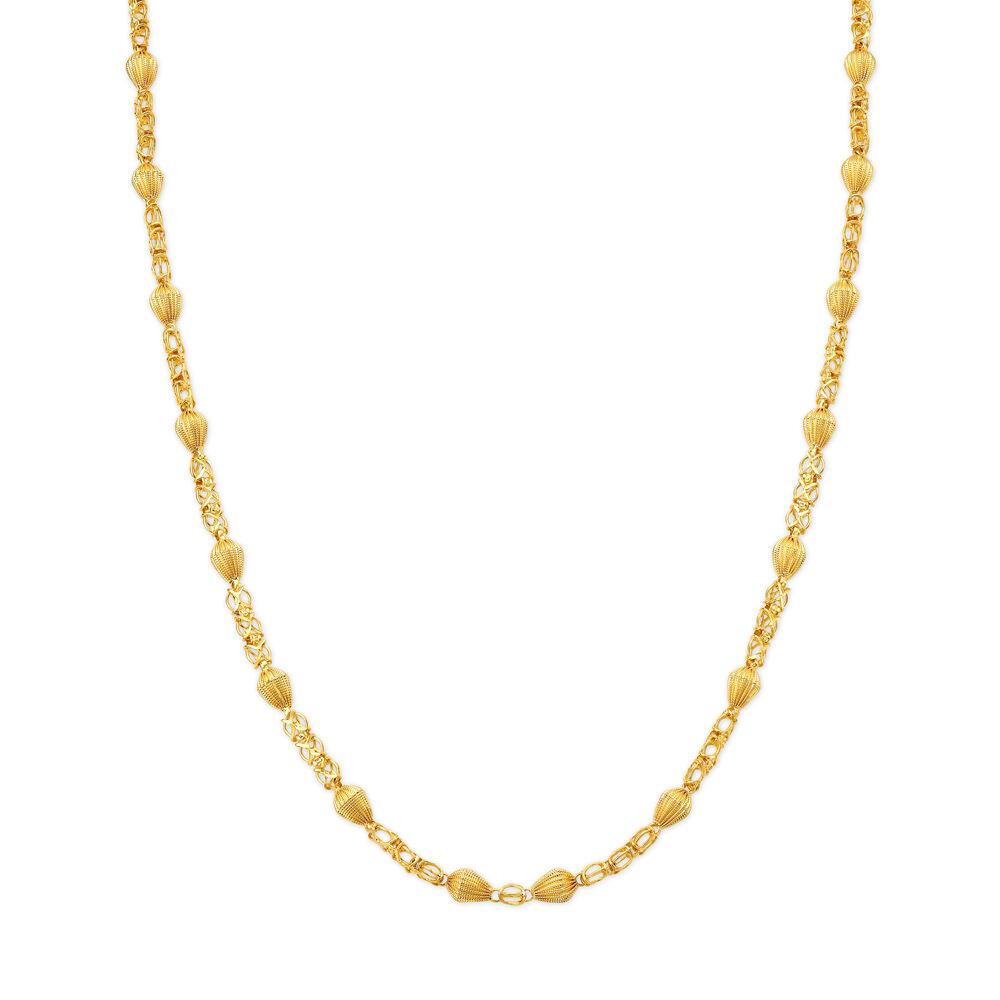 Buy Subtle Artistic Gold Chain at Best Price Tanishq US