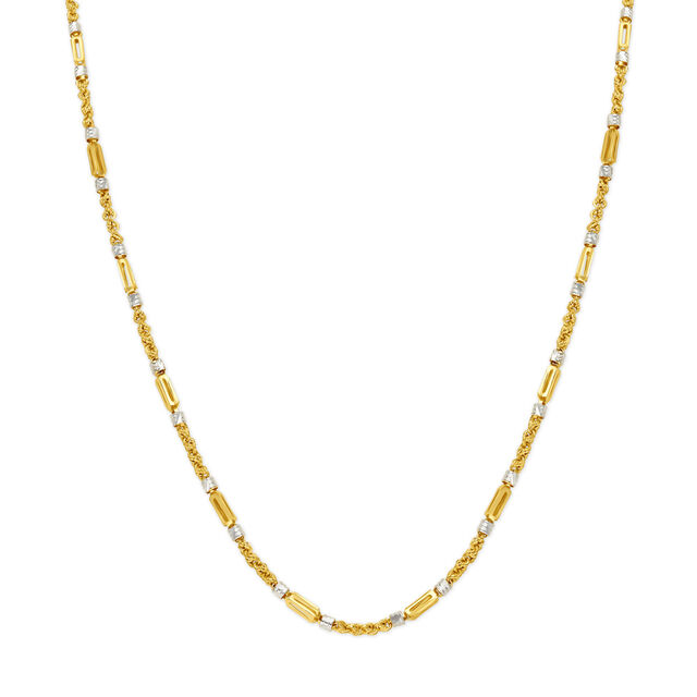 Contemporary Rope Gold Chain,,hi-res