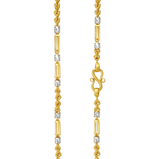 Contemporary Rope Gold Chain,,hi-res
