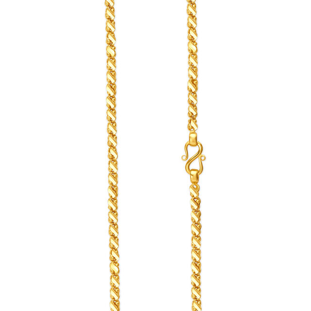 Elegant S-Link Gold Chain 2