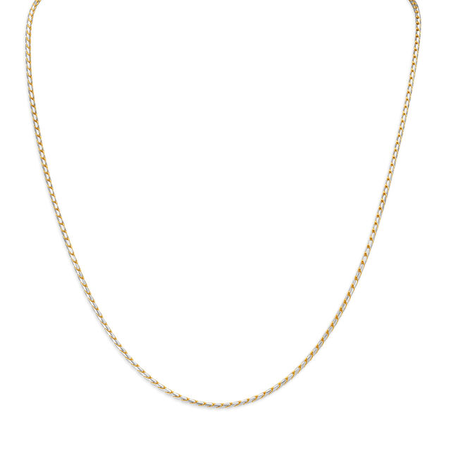 Sophisticated Twisted Gold Chain,,hi-res