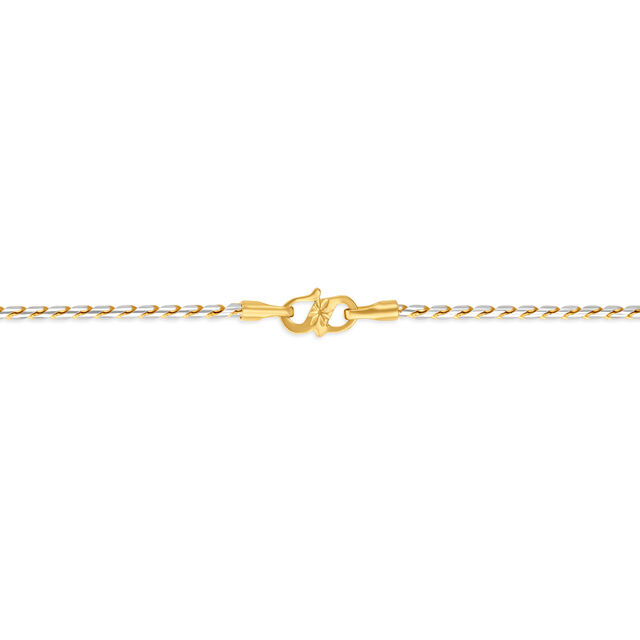 Sophisticated Twisted Gold Chain,,hi-res