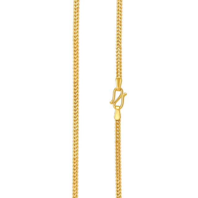 Sleek Glossy Gold Chain,,hi-res 2